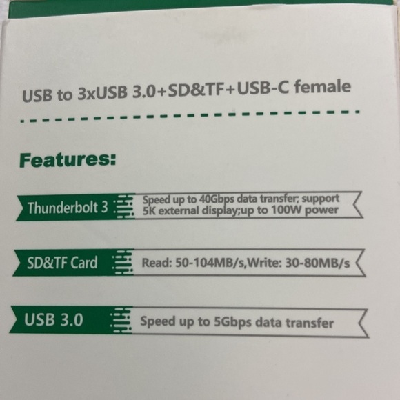 USB C Adapter for MacBook Pro/MacBook Air M1 - Picture 3 of 6